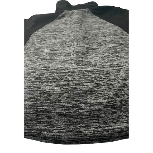 ST. JOHN’S BAY ACTIVE LONG SLV PULL-OVER HALF ZIP FLEECE TOP, WOMENS, GREY/BLACK - Picture 7 of 12
